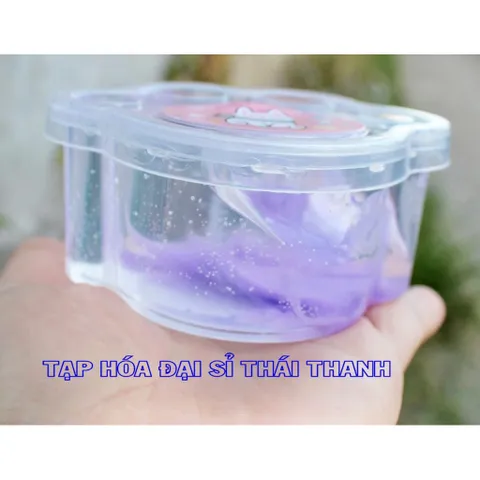 Slim - slam thuỷ tinh trong suốt kiểu rau câu hình chân mèo