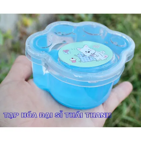 Slim - slam thuỷ tinh trong suốt kiểu rau câu hình chân mèo