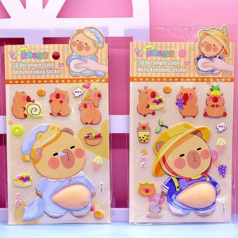 Sticker 3D Đào bóp mềm siêu vui nhộn