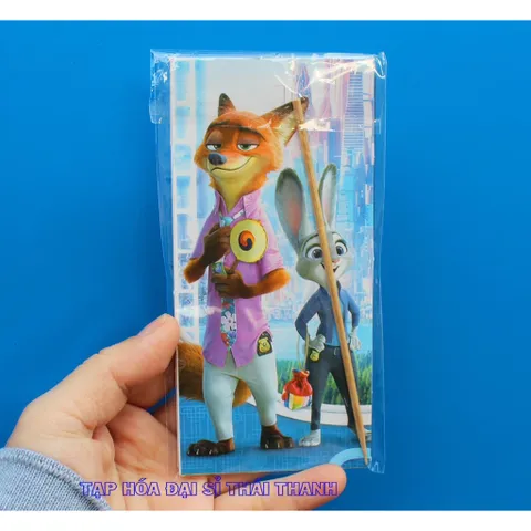 01 Thẻ Tăm cào Cáo Thỏ Zootopia