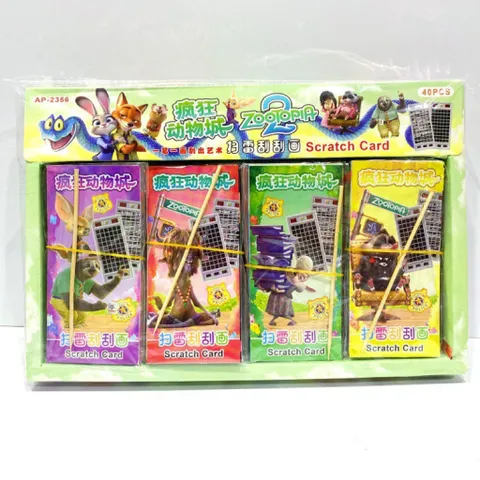 01 Thẻ Tăm cào Cáo Thỏ Zootopia