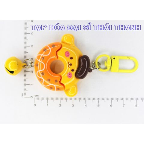 Móc khoá charm bánh vòng