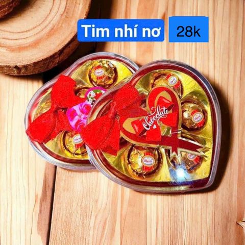 Socola Hình Tim quà tặng 14-2