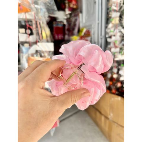 Kẹp tóc càng cua phồng chấm bi