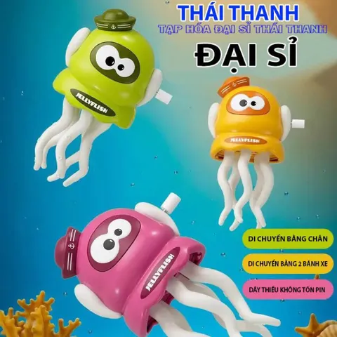 Đồ chơi nhựa bạch tuột chạy bằng dây thiều