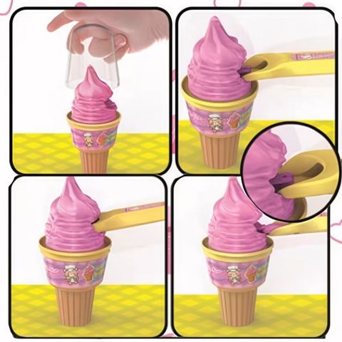 Đồ chơi nhựa đút ăn pudding hình ly kem vui nhộn