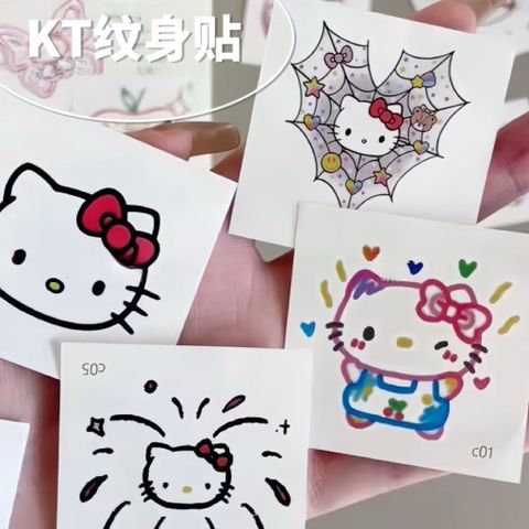 Hình xăm nước Hello Kitty 25 tấm - 36 hình