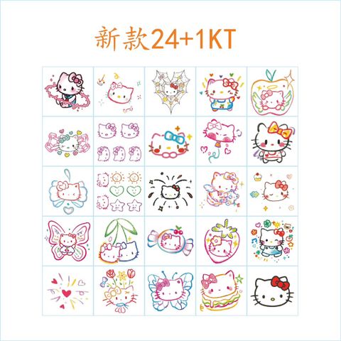 Hình xăm nước Hello Kitty 25 tấm - 36 hình