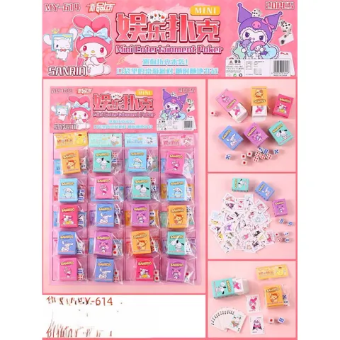 01 Bộ bài Sanrio kèm 2 xúc xắc