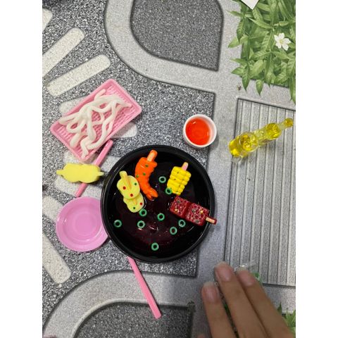 Đồ chơi nhựa + slam slim set lẩu ngộ nghĩnh giải trí vui nhộn đút pudding