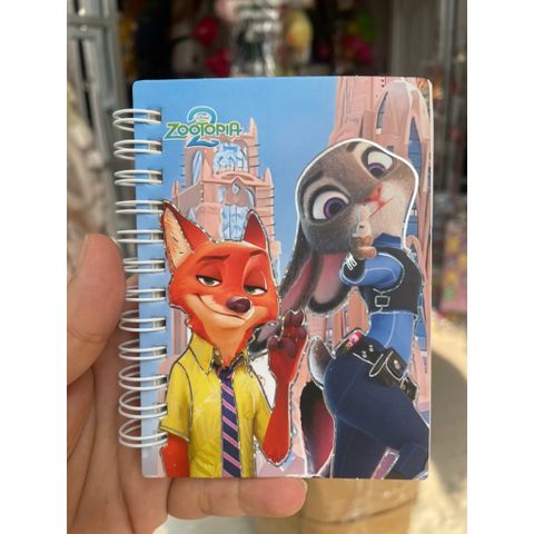Sổ tay dây còng Cáo Thỏ Disney Zootopia