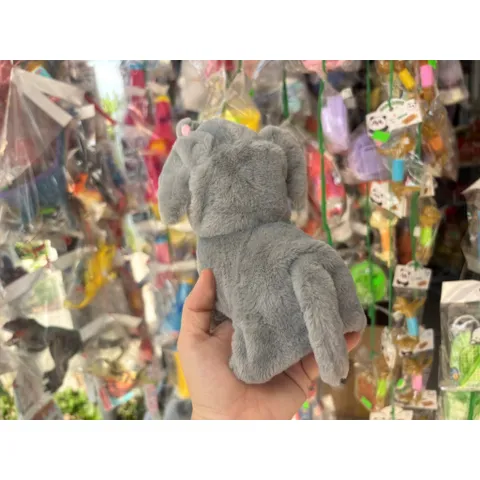 Thú nhồi bông biết đi hình voi xài pin 25cm