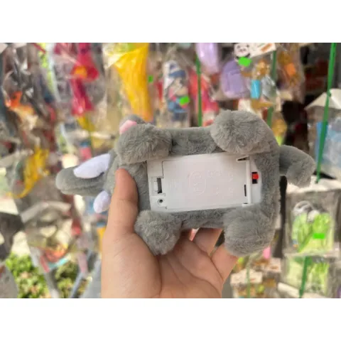 Thú nhồi bông biết đi hình voi xài pin 25cm