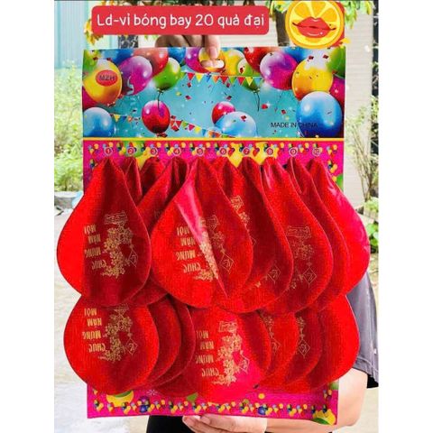 01 vỉ Bong Bóng size cực đại Chúc Mừng Năm Mới