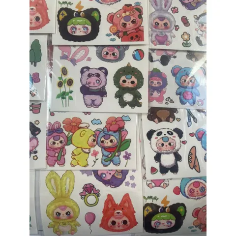 Vỉ 20 túi hình xăm nước Baby Three