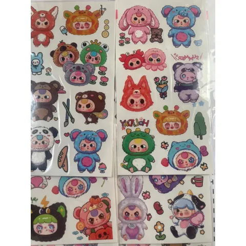 Vỉ 20 túi hình xăm nước Baby Three