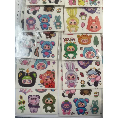 Vỉ 20 túi hình xăm nước Baby Three