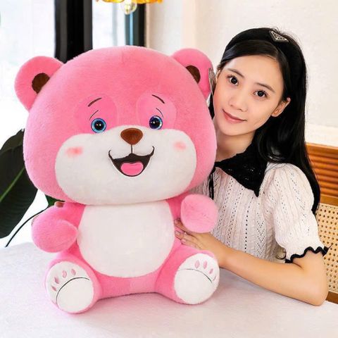 Gấu bông hình chú cún hồng siêu to siêu rẻ