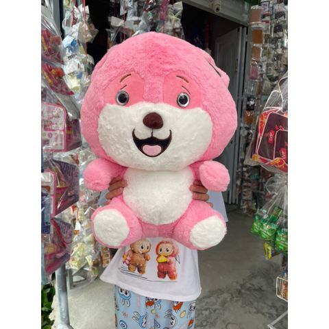 Gấu bông hình chú cún hồng siêu to siêu rẻ