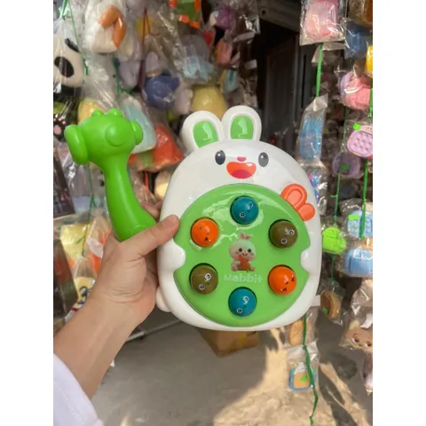 Đồ chơi nhựa đập thỏ mini