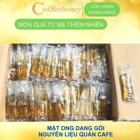 Gói, Sticks mật ong tiện dụng cho các quán Cafe, pizza, nhà hàng, suất ăn hàng không CvdBeehoney.