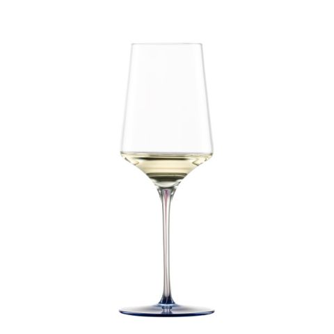 Ly Rượu Vang Trắng Pha Lê Zwiesel Ink 123418 22.9cm 407ml Chân Đế Màu Xanh Dương Midnight