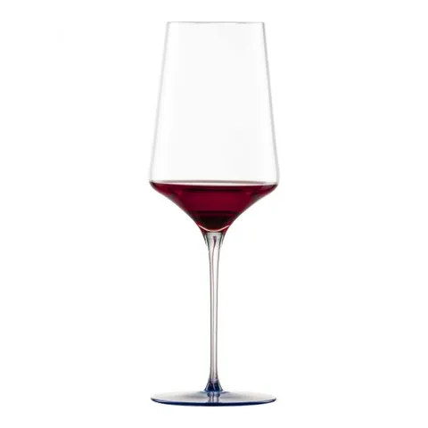 Ly Rượu Vang Đỏ Pha Lê Zwiesel Ink 123416 26.5cm 638ml Chân Đế Màu Xanh Dương Midnight