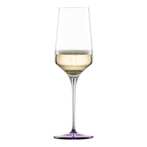 Ly Rượu Champagne Pha Lê Zwiesel Ink 123414 24.9cm 400ml Chân Đế Màu Tím Violet