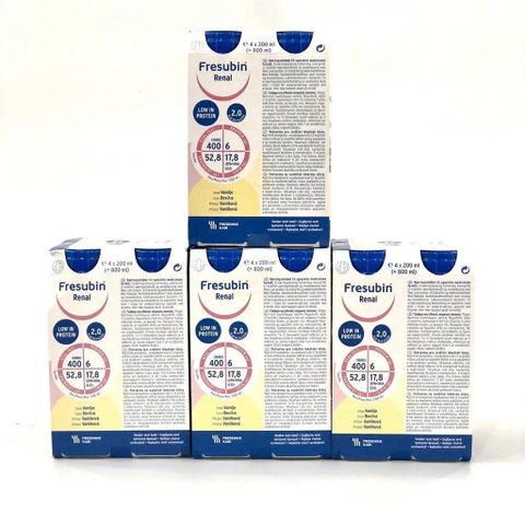 Sữa Fresubin Renal Drink Vanilla - Dinh dưỡng cho người suy thận trước lọc thận