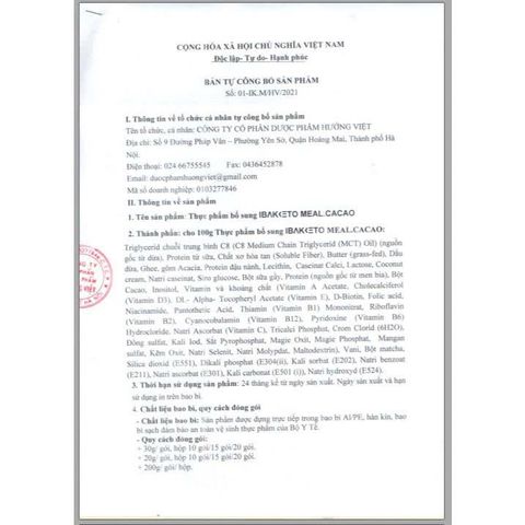 [DEAL HOT MUA 1 TẶNG 1] - IBAKETO Bữa Ăn Giảm Cân Ít Calo, Giảm Thèm Ăn Buồn Miệng - Vị Matcha và Cacao