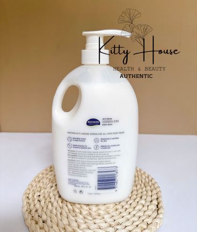 Sữa Tắm Dưỡng Ẩm Redwin Sorbolene 1 Lít - Dành Cho Da Nhạy Cảm, Tăng Cường Độ Ẩm Tự Nhiên, Không Mùi, Không Chất Bảo Quản