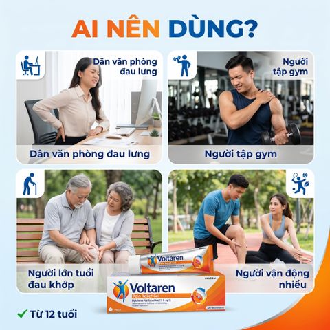 Voltaren Pain Relief Gel 150g – Gel Bôi Ngoài Da Thấm Nhanh, Mát Lạnh