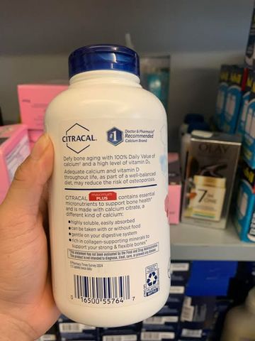 Viên uống bổ sung Canxi Citracal Maximum Calcium Citrate +D3 280 viên