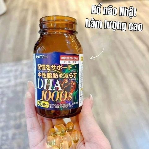 Bổ não DHA 1000s ITOH Japan 120 viên