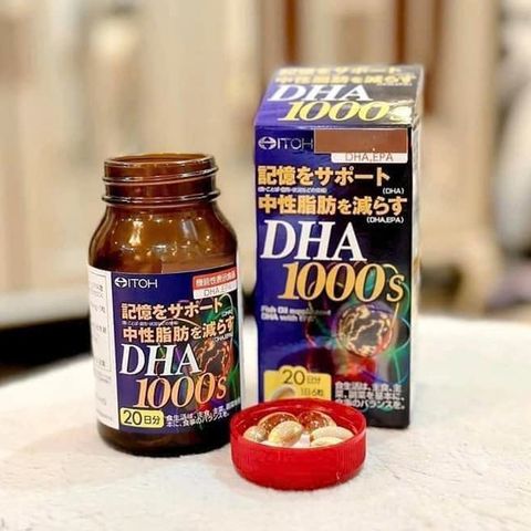 Bổ não DHA 1000s ITOH Japan 120 viên