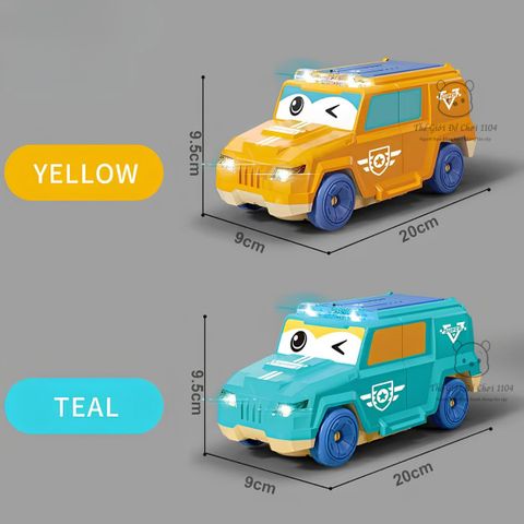 Đồ chơi xe ô tô chạy tự động phun tiền xoay 360 độ tăng khả năng quan sát cho bé Thế Giới Đồ Chơi 1104