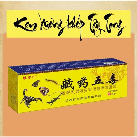 Kem xoa bóp Ngũ Độc Tây Tạng hỗ trợ giảm đau nhức xương khớp