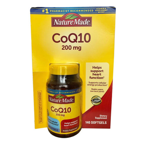 Viên Uống hỗ trợ Tim Mạch CoQ10 Nature Made 140 viên - Hãng mỹ chính hãng