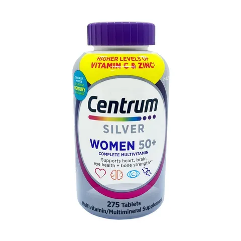 Vitamin dành cho phụ nữ trên 50 tuổi Centrum Silver 50+ 275 viên