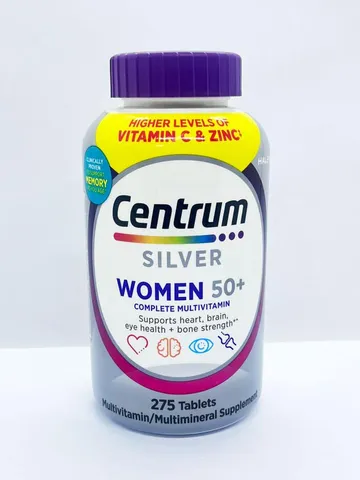 Vitamin dành cho phụ nữ trên 50 tuổi Centrum Silver 50+ 275 viên