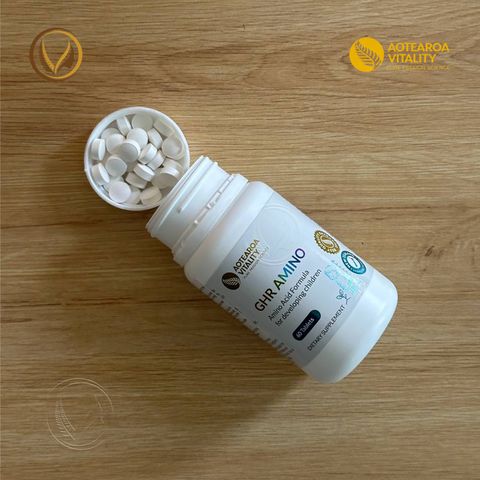 Viên uống giúp bé ăn khỏe ngủ ngon, phát triển chiều cao Aotearoa Vitality GHR Amino 60 viên