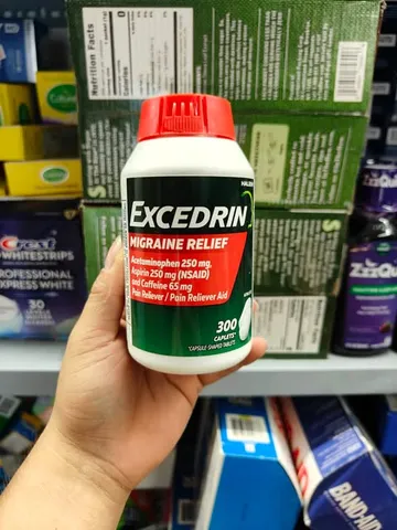 Viên uống hỗ trợ chứng đau nửa đầu Excedrin Migraine 300 viên 727865