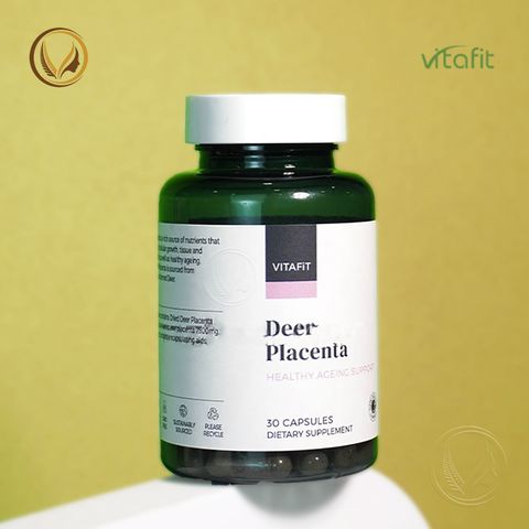 Viên uống nhau thai hươu hỗ trợ sức khỏe và đẹp da VitaFit Deer Placenta 30 viên