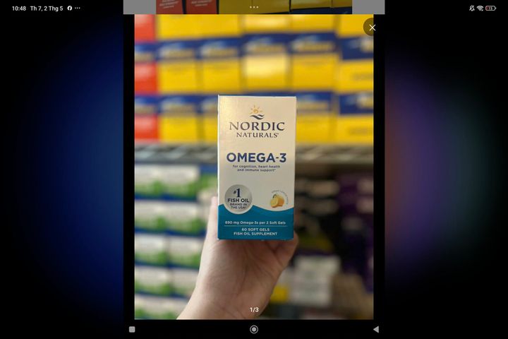 Viên dầu cá hương chanh Nordic Naturals Ultimate 690mg Omega3