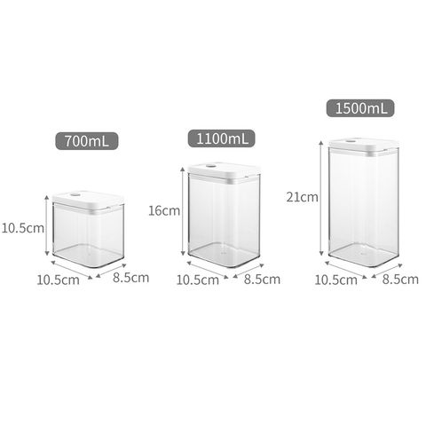 Bộ 4 hộp đựng thực phẩm khô (TH2)