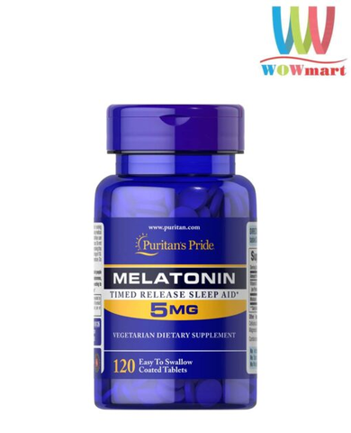 Viên uống giúp ngủ ngon Puritan’s Pride Me latonin 5mg 120 Tablets