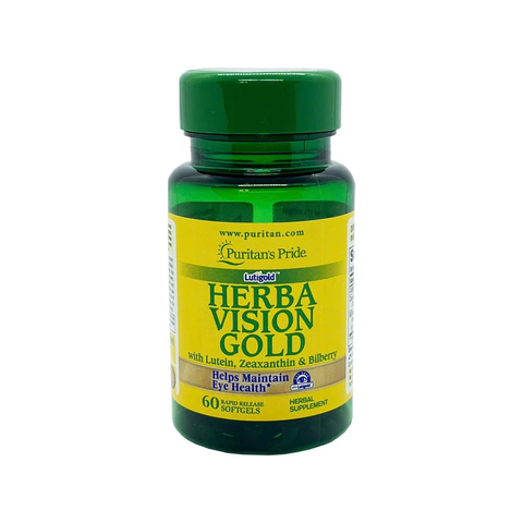 Viên bổ mắt Puritan’s Pride Herba Vision Gold 60 Softgels