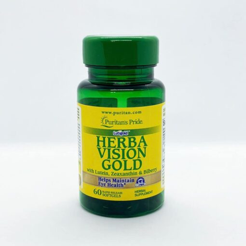Viên bổ mắt Puritan’s Pride Herba Vision Gold 60 Softgels
