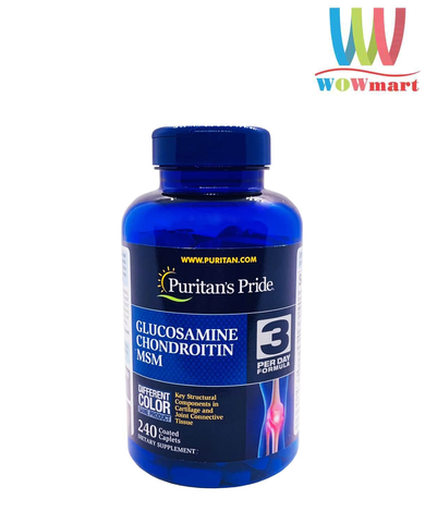 Viên uống bổ khớp Puritan’s Pride Glucosamine Chondroit in MSM 240 viên