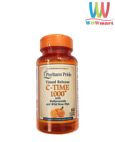 Tăng cường sức đề kháng với Puritan’s Pride C-Time 1000 60 viên